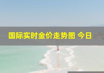 国际实时金价走势图 今日